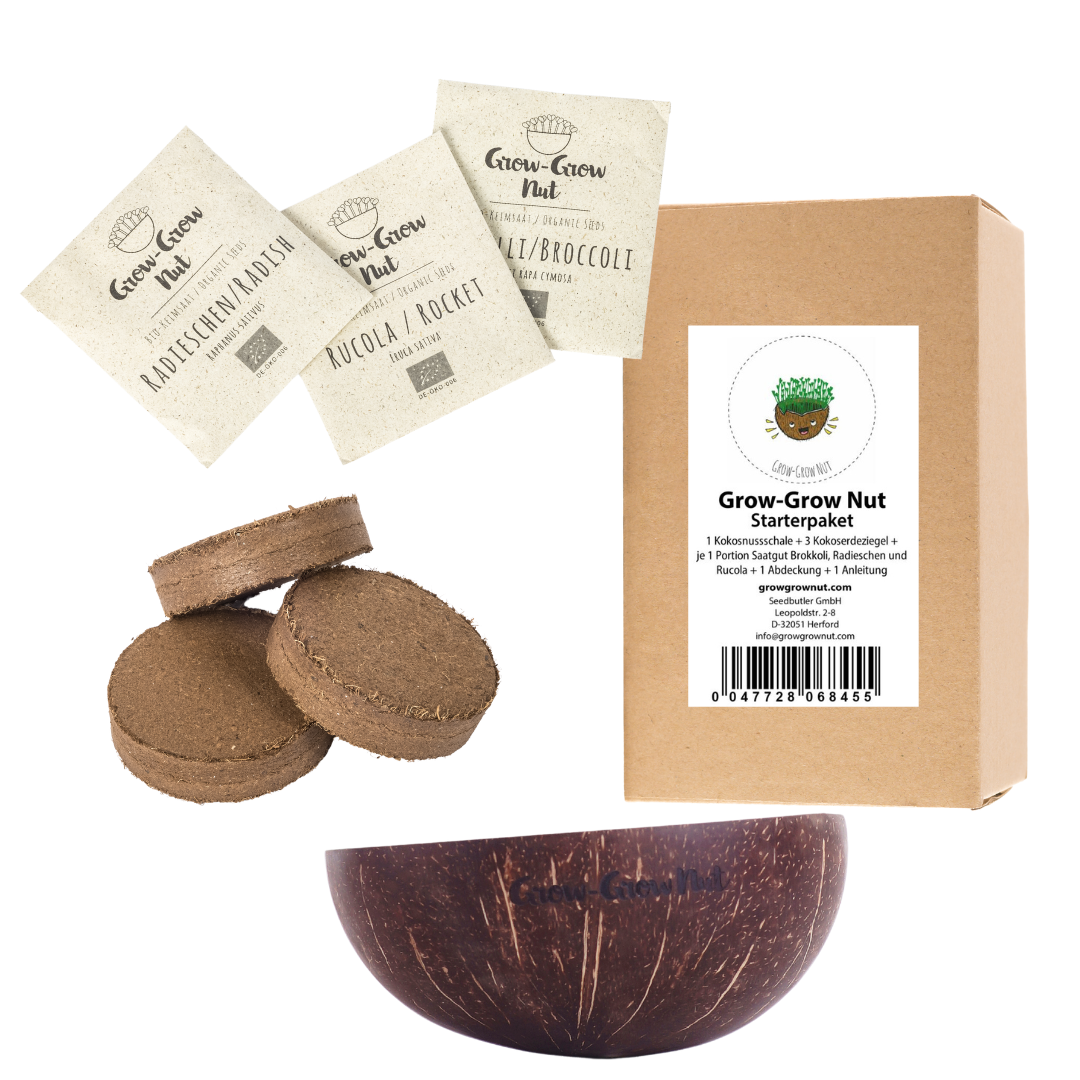 Grow-Grow Nut Starterpaket - "Less waste"